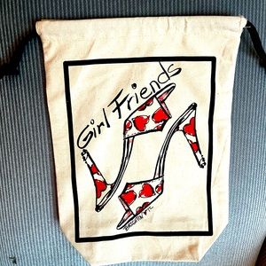 NWOT Brighton Canvas Shoe Tote